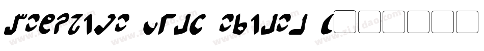 Semphari Bold Italic 1字体转换